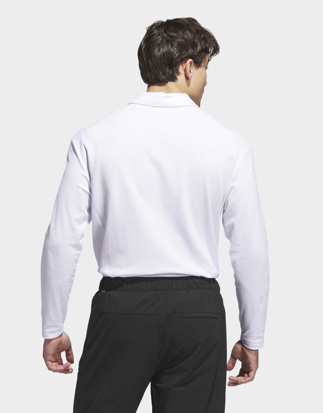 adidas Performance - Beyond The Course Long Sleeve Loose Fit Polo Shirt Mens