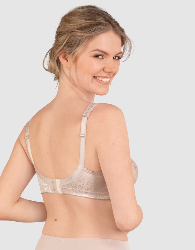 Naturana - Wide Strap Wireless Minimiser Bra