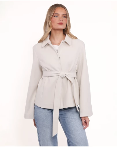 Petal & Pup - Halston Coat - Cream