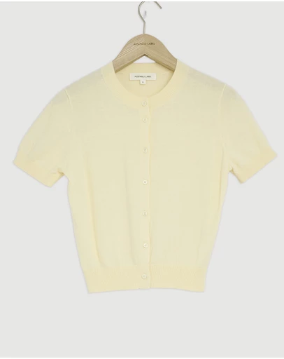 Revibe - Repaired Assembly Label Cashmere Cardigan