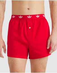 adidas Sportswear - 2 Pack Comfort Core Cotton Icon Boxer Underwear