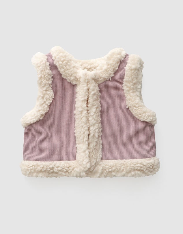 WITH LOVE FOR KIDS - Snowy Cord Vest - Babies - Kids