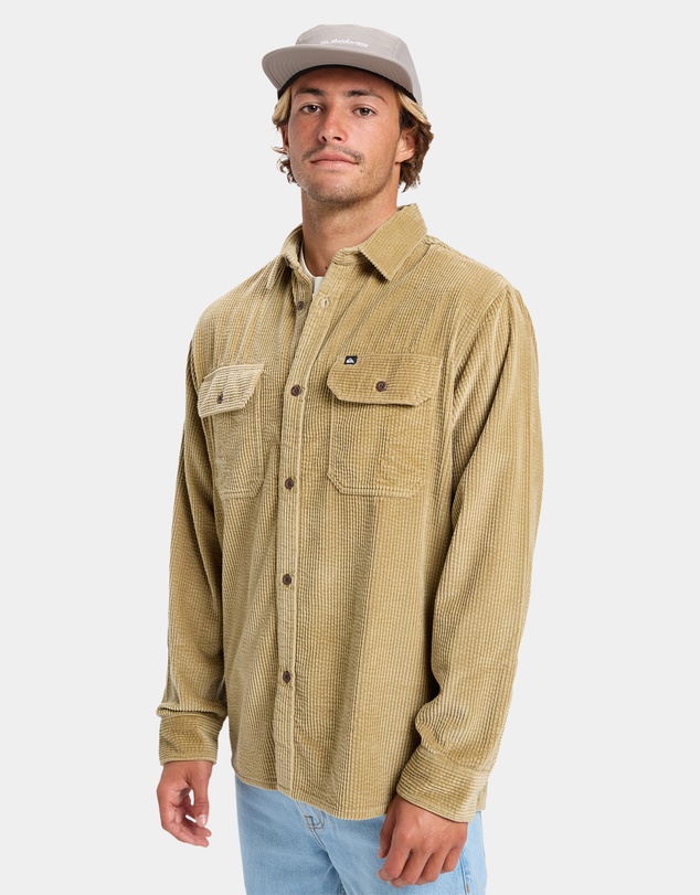 Quiksilver - Mens Venturo Cord Long Sleeve Shirt