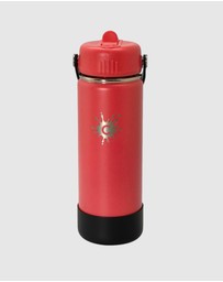Tolu Australia - 750ml Reusable Red Water Bottle with Straw Lid