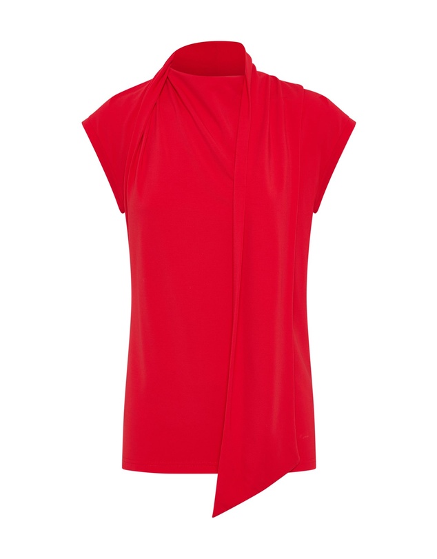 Oxford - Mimi Jersey Scarf Detail Top