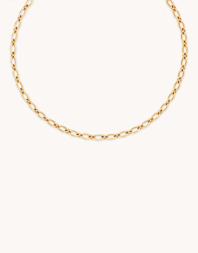 Astrid & Miyu - Open Link 18ct Gold Plated Necklace