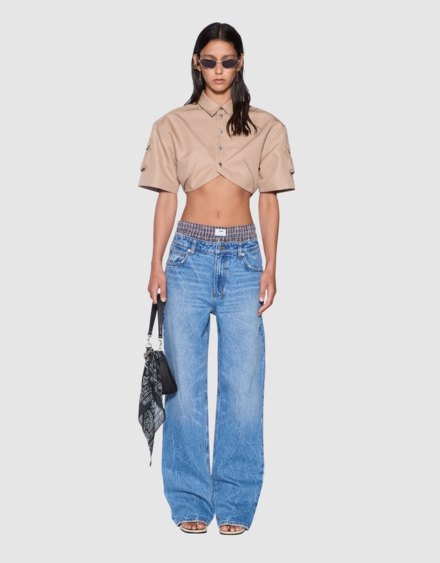 Ksubi - Barker Crop SS Shirt Tan