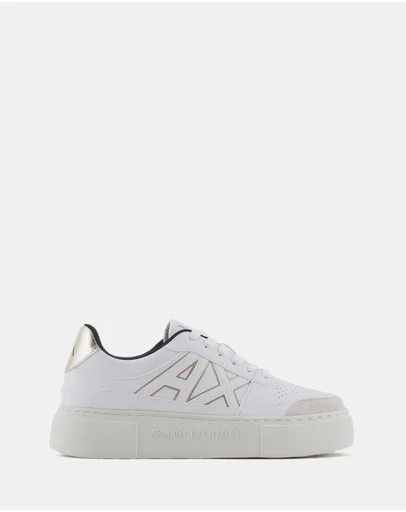 Armani Exchange - Kurt Low Cut Suede Sneakers