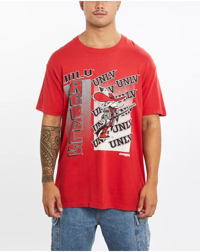 Vintage by The Real Deal - Pre Loved - Vintage 90s NCAA UNLV Runnin Rebels Tee