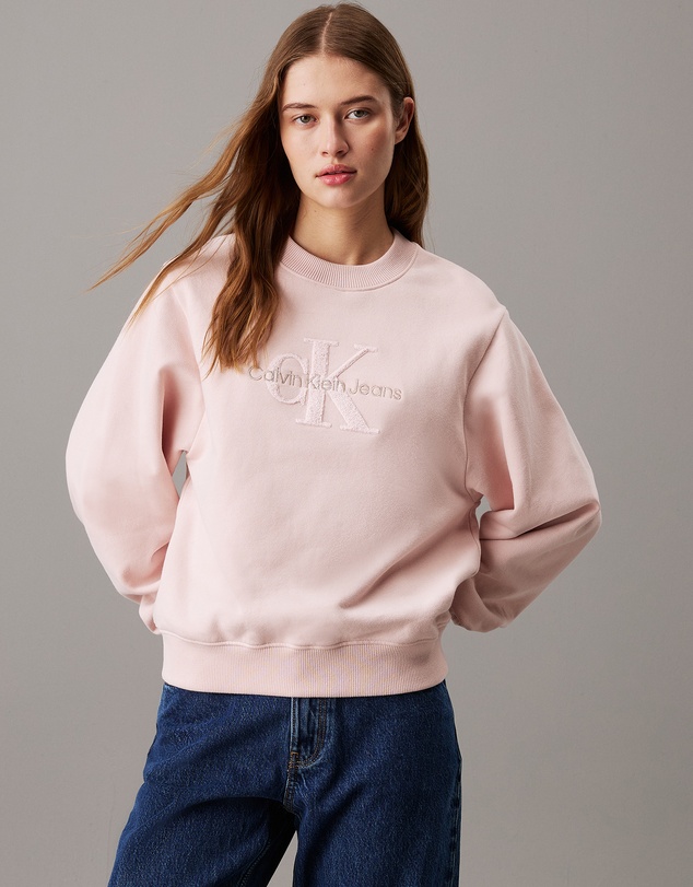 Calvin Klein Jeans - Relaxed Chenille Monogram Sweatshirt