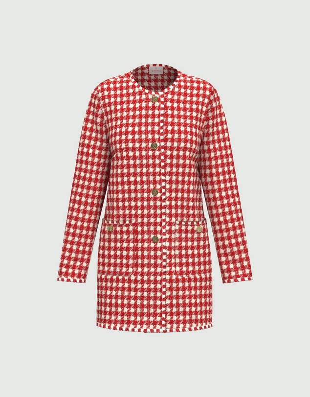 Emme - Red Checkered Jacket