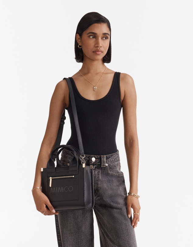 MIMCO - Patch Leather Mini Tote Bag