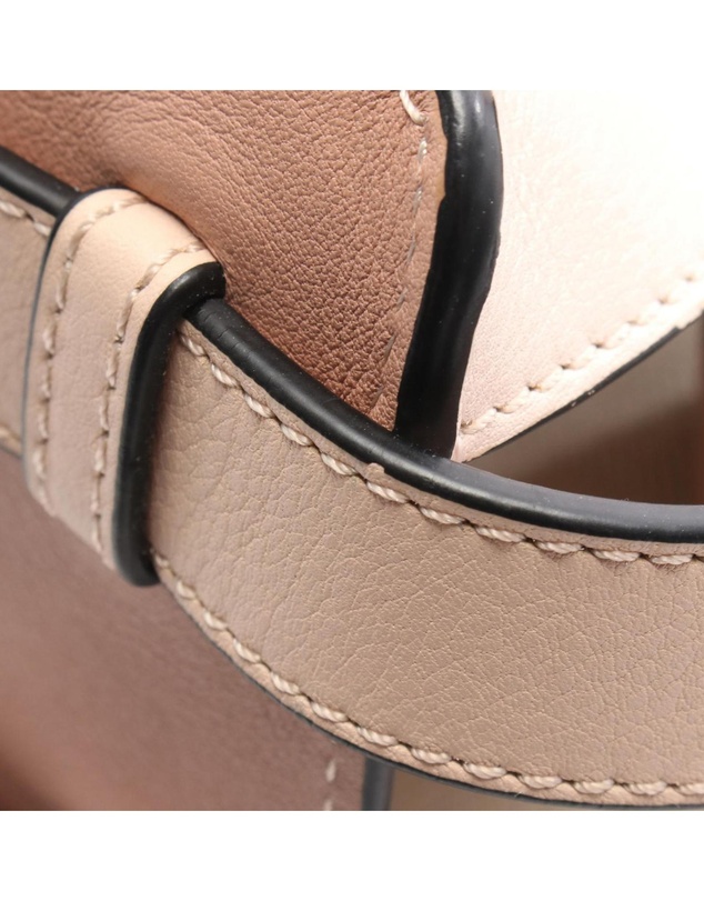 Pre-Loved by Azura Reborn - Pre-Loved Small Tricolor Leather Hammock Satchel