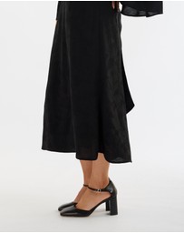 Amelius - Loren Linen Jacquard Skirt