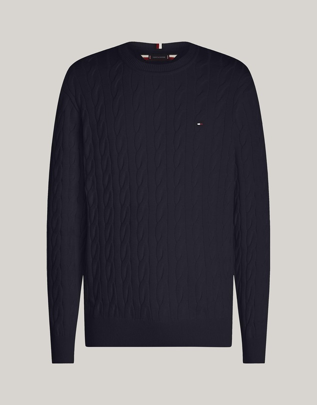 Tommy Hilfiger - Classics Cable Knit Crew Neck Jumper
