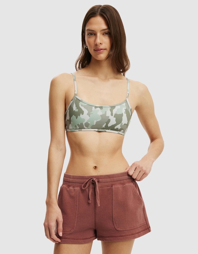Cotton On Body Active - Ultra Soft Double Strap Back Crop