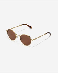 Hawkers Co - HAWKERS - Polarized Gold Havana MOMA  Sunglasses for Men and Women UV400