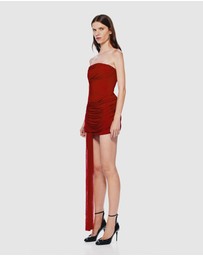 MISHA - Ember Wrapped Mini Dress