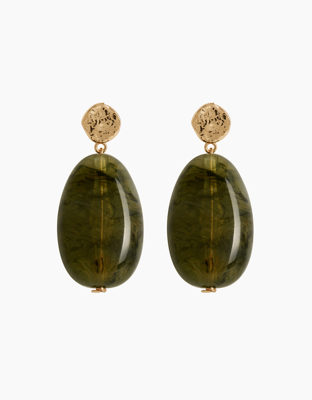Zahar - Olive Earrings