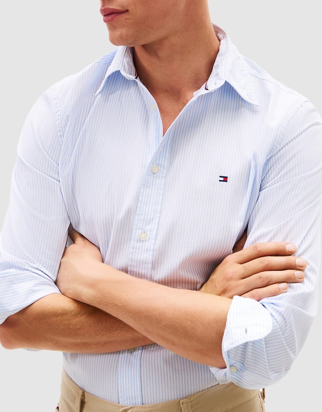 Tommy Hilfiger - TH Flex Regular Fit Stripe Shirt