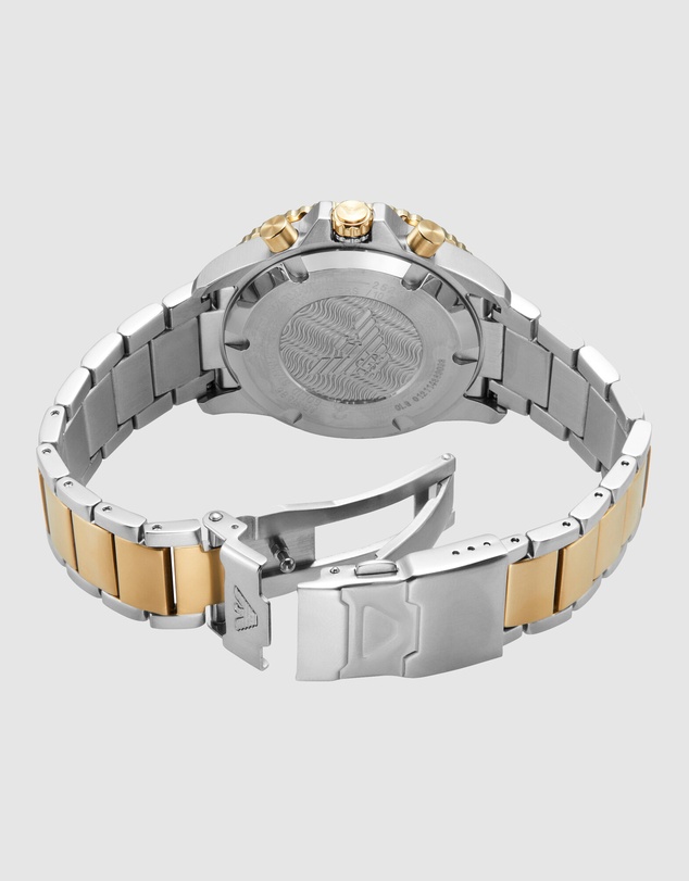 Emporio Armani - Two Tone Chronograph Watch