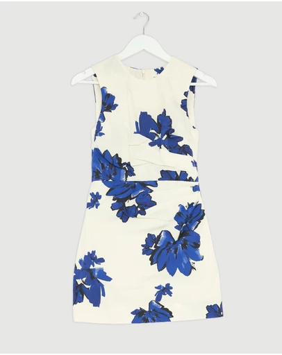 Revibe - Repaired Shona Joy Enya Draped Mini Dress - AU 8