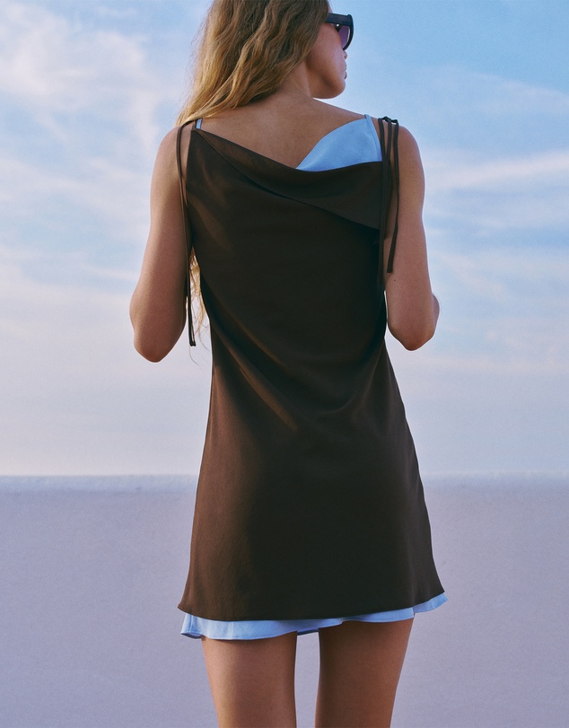 M.N.G - Overlay Dress with Ties