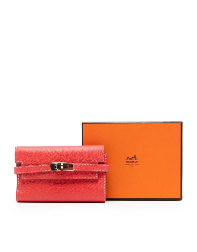 Pre-Loved by Azura Reborn - Pre-Loved Epsom Kelly Depliant Wallet