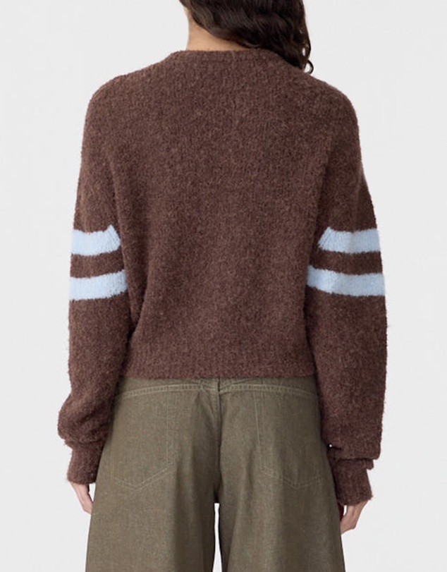 Bassike - Wool Alpaca Zip Up Knit Jumper