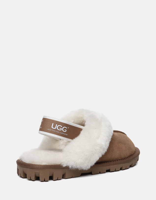 EVERAU - Australian Shepherd Ugg Waffle Plus Cow Suede Upper House Shoes