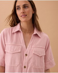 Ceres Life - Sammy Denim Shirt Dress