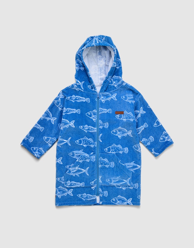 Crywolf - EVERYWHERE ZIP-UP TOWEL Saltwater