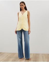 Atmos&Here - Maura V-Neck Longline Vest
