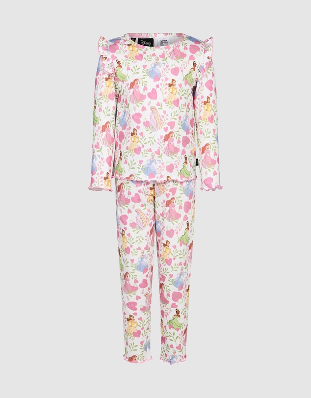 Rock Your Kid - Disney Princess Rib PJ Set - Kids-Teens