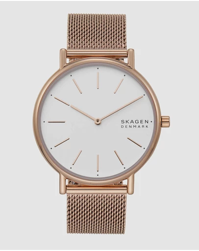 Skagen - Signatur Rose Gold Tone Analogue Watch