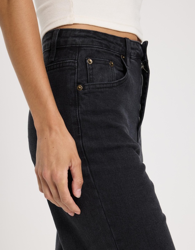 The Fated - Kaia High Waist Straight Jeans