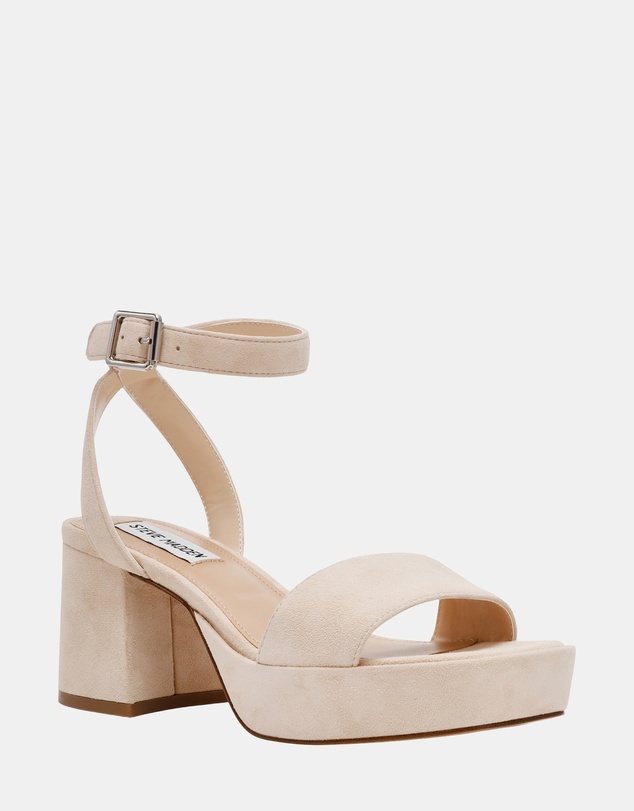 Steve Madden - Mercerr Blush Suede Heels