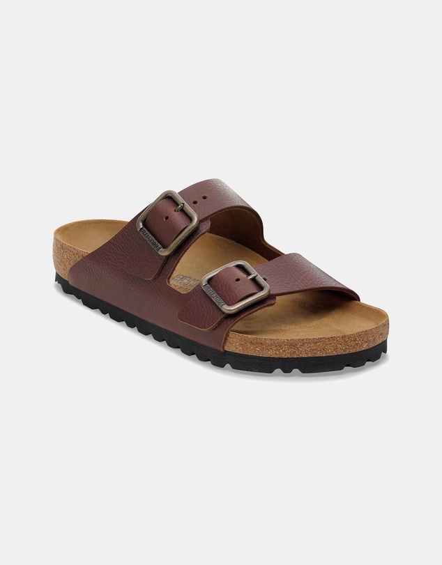 Birkenstock - Arizona Wire Buckle Natural Leather Narrow Shoes - Men's
