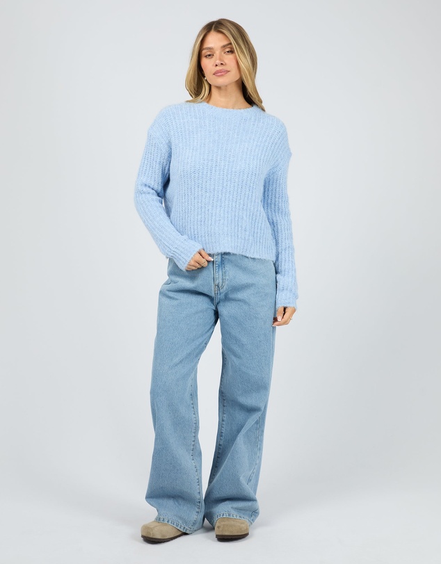 All About Eve - Ivy Knit Jumper Ocean Blue
