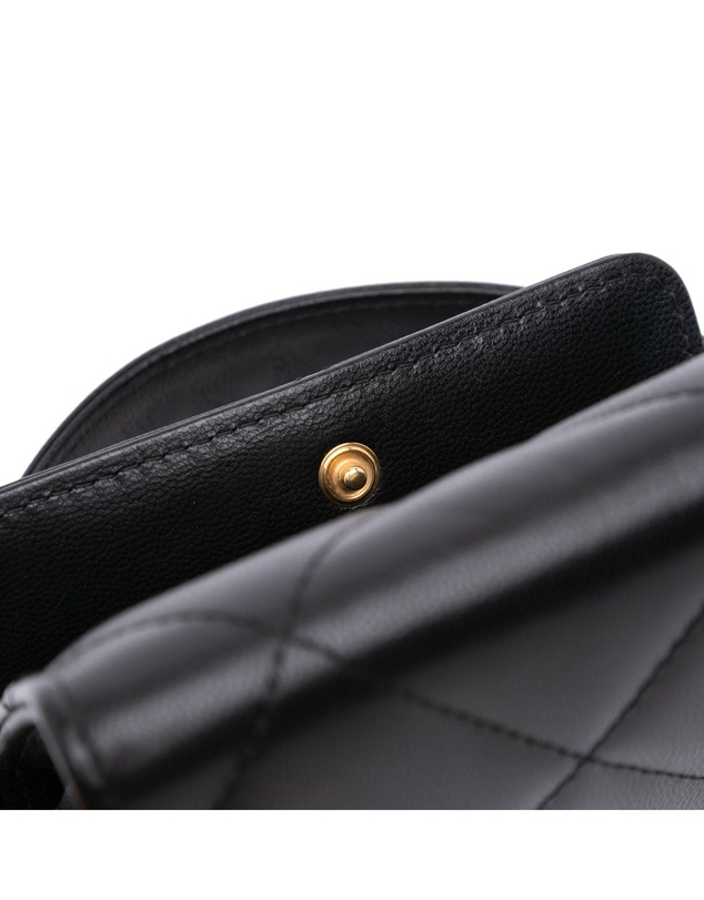 Pre-Loved by Azura Reborn - Pre-Loved Lambskin 19 Flap Coin Purse With Chain