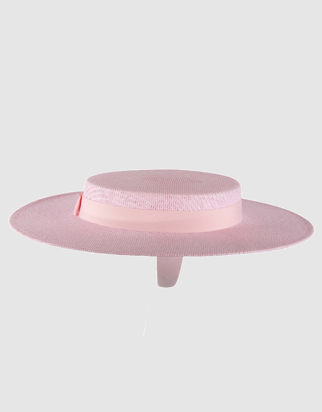 Max Alexander - Pink Boater Hat