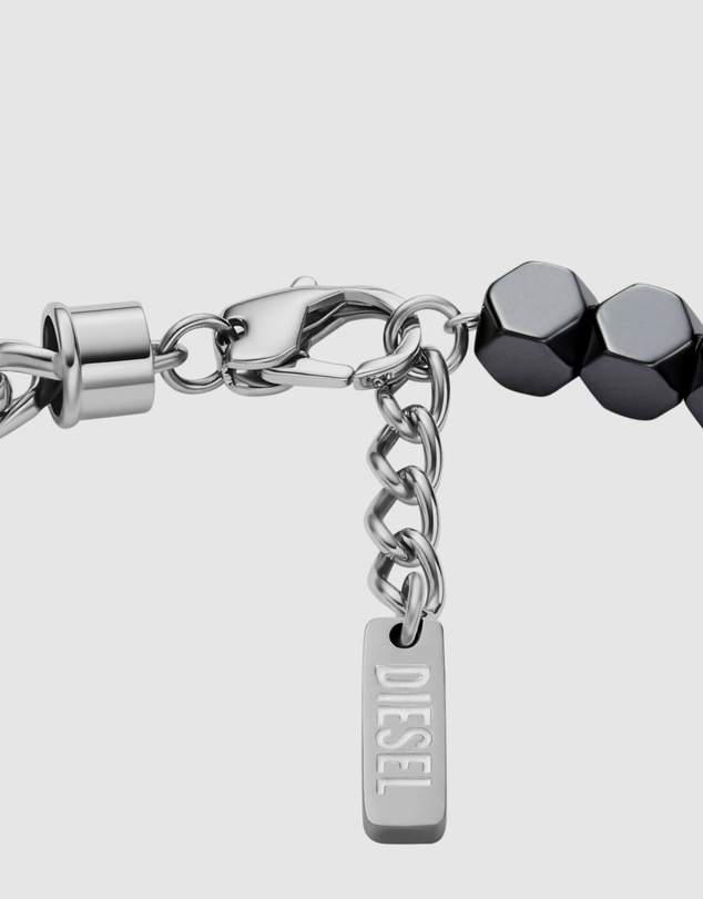 Diesel - Diesel Font Silver tone Bracelet