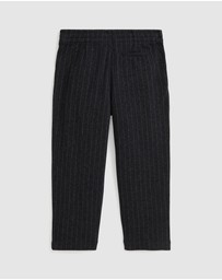Polo Ralph Lauren - Chalk-Stripe Knit Pants - ICONIC EXCLUSIVE - Kids