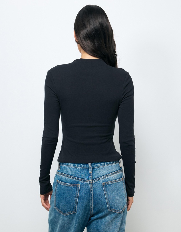 AERE - Aurelie Buttoned LS Top