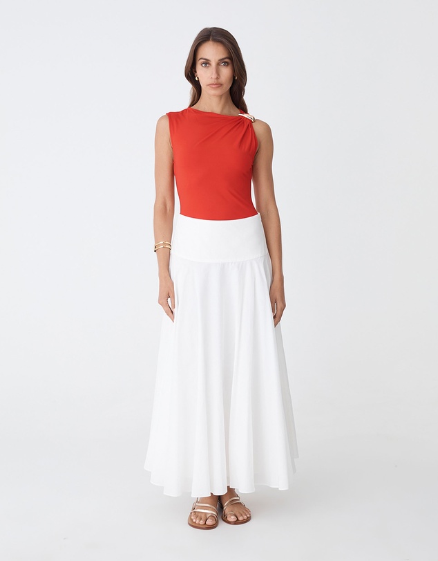 Forcast - Kirsty Bamboo Ruched Top