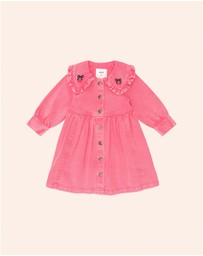 Huxbaby - Vintage Cherry Collar Dress - Babies-Kids