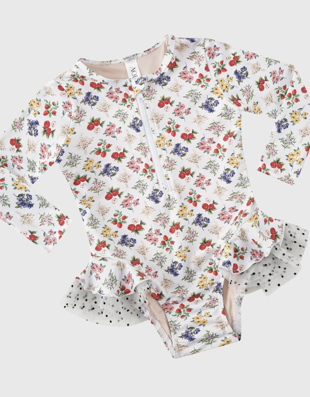 Aqua Blu Kids - Petit Four Long Sleeve One Piece - Babies