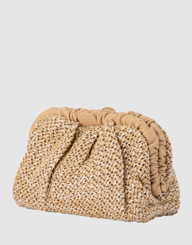 Olga Berg - Amalia Petite Gathered Clutch