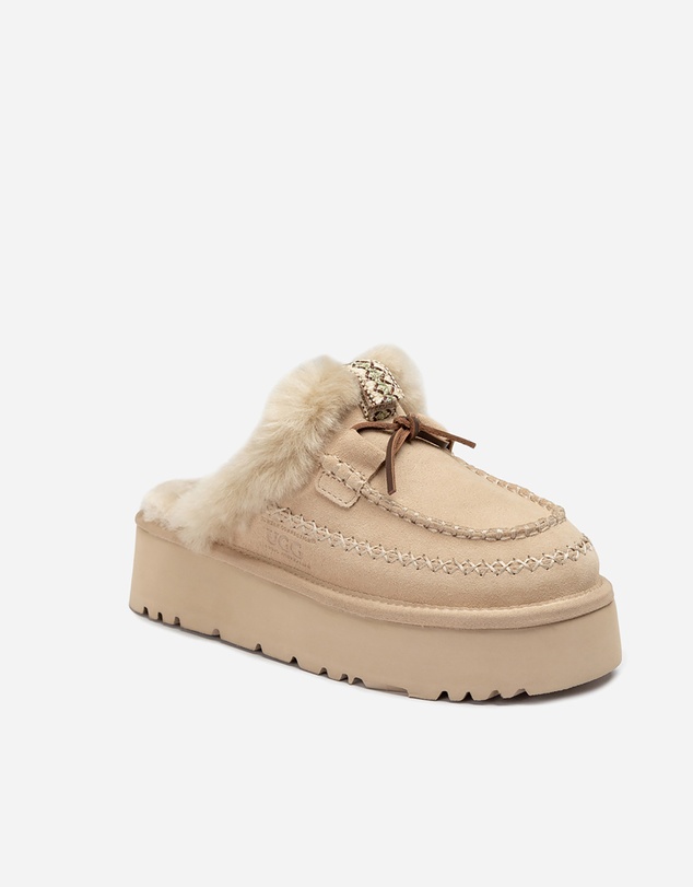 Ozwear Connection Uggs - Ugg Letitia Platform Slipper (Replaceable Decoration)