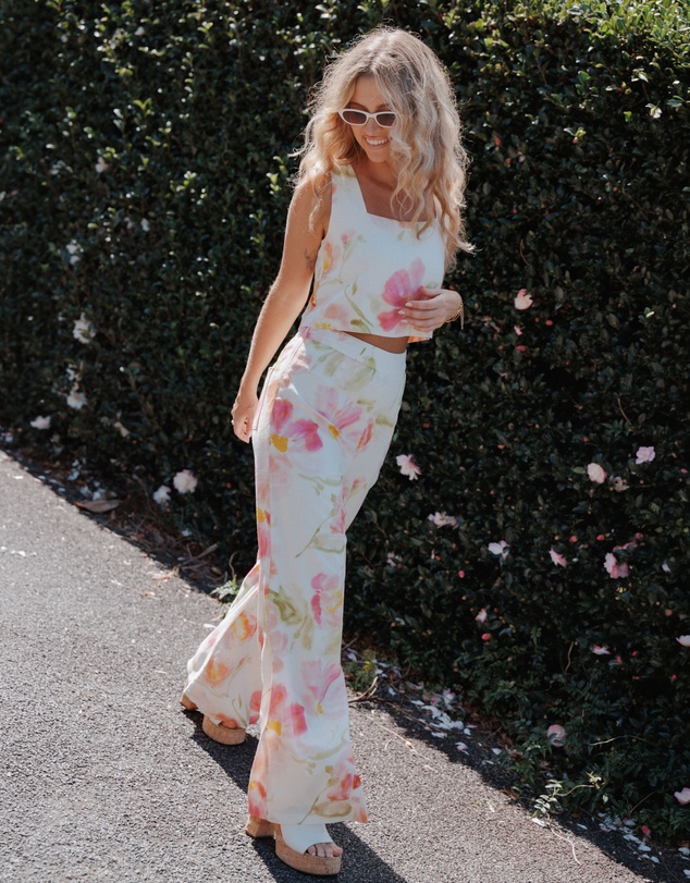 Petal & Pup - Devlin Pant - Pink Garden Floral